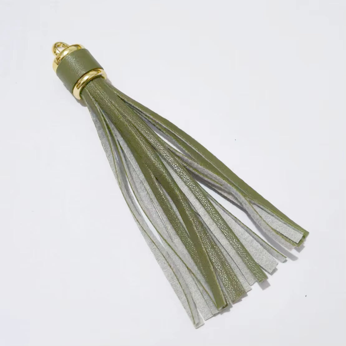 PU Leather Tassel Keychains Bag Charm Pendant DIY Accessories Bohemian Bag Keychain