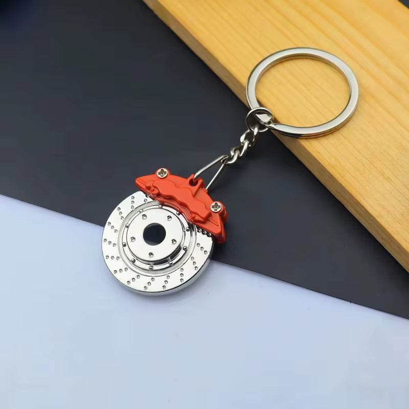 Spinning Rotor Fidget Keychain
