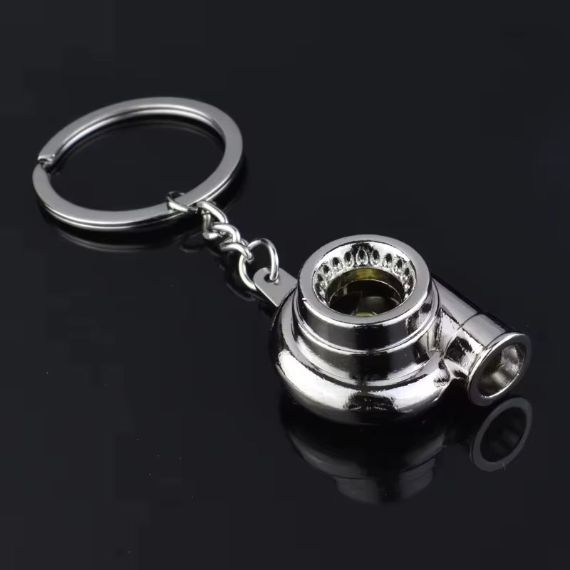 Metal Car Turbo Keychain