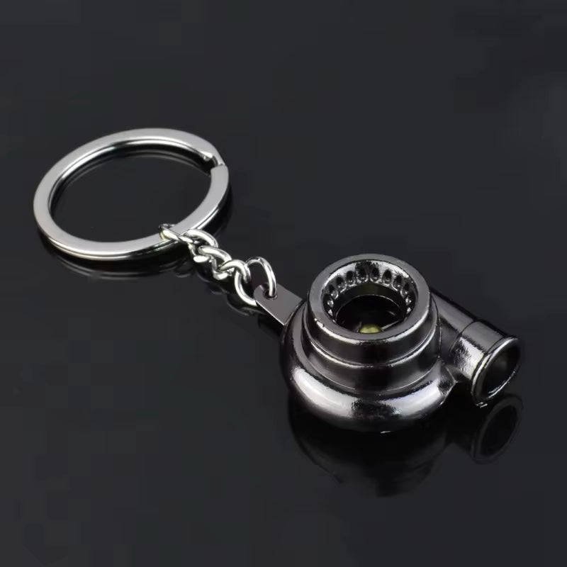 Metal Car Turbo Keychain