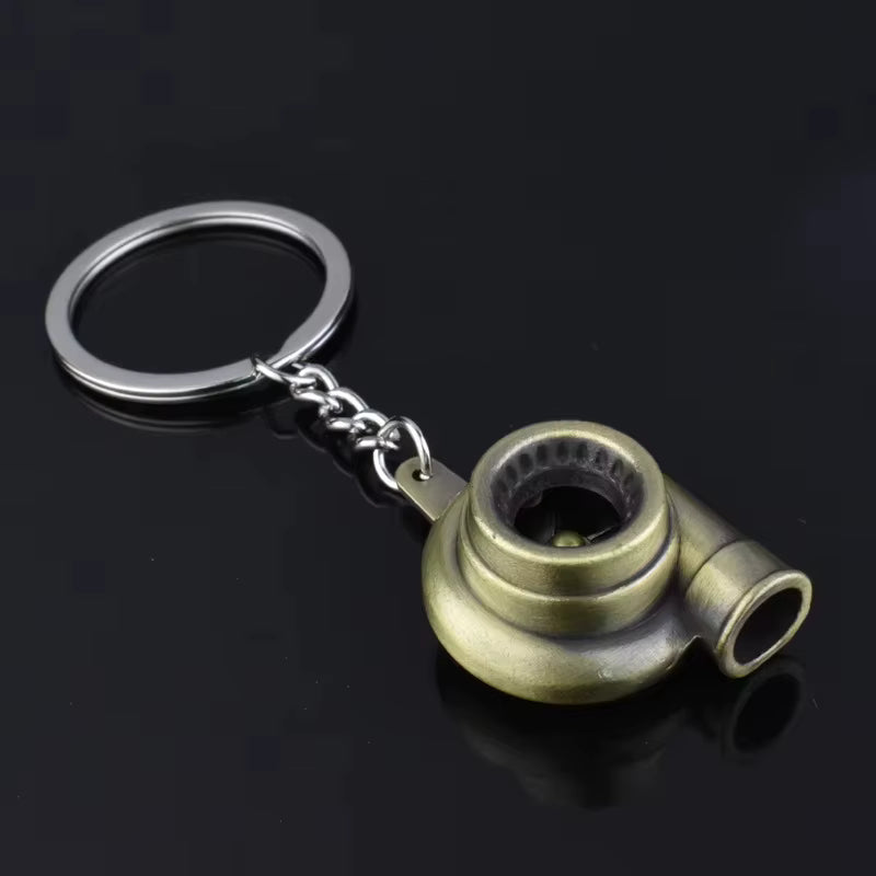 Metal Car Turbo Keychain