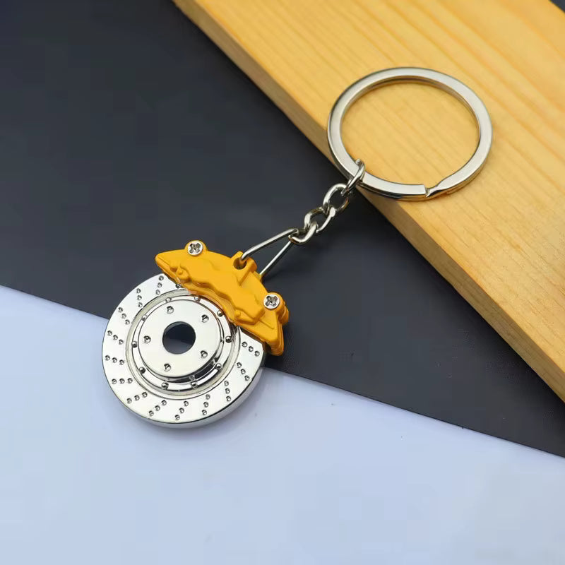 Spinning Rotor Fidget Keychain