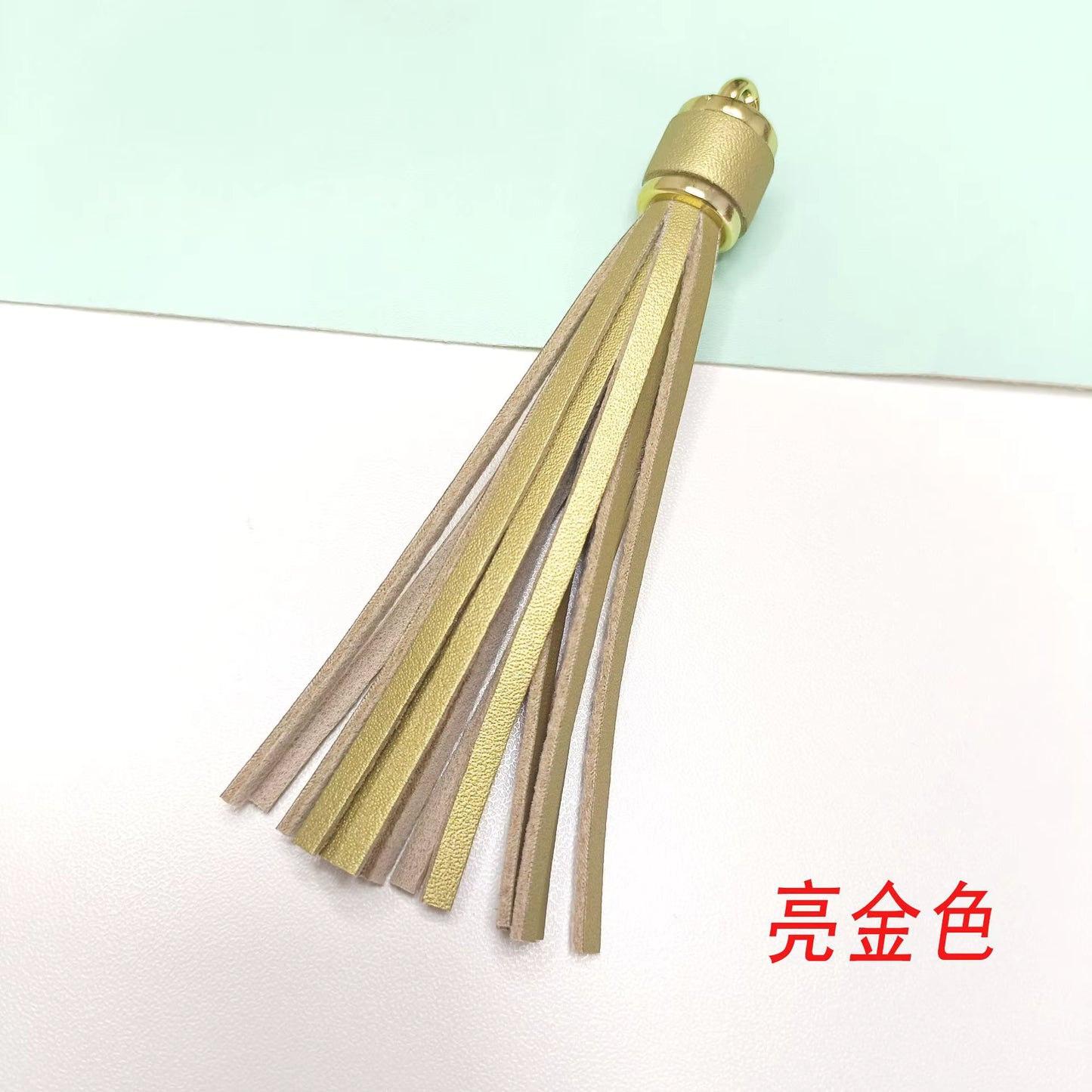 PU Leather Tassel Keychains Bag Charm Pendant DIY Accessories Bohemian Bag Keychain