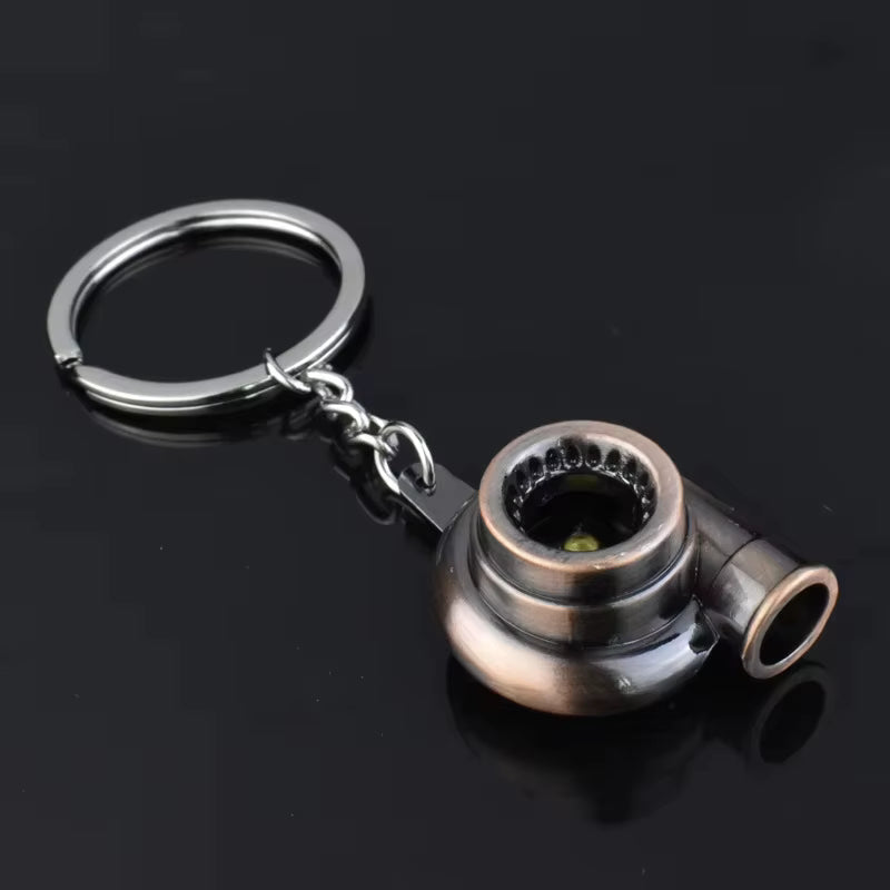 Metal Car Turbo Keychain