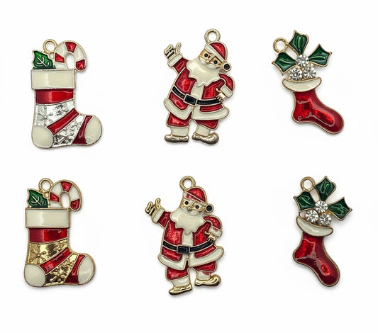 Christmas Charm Collection - Festive Holiday Jewelry Charms