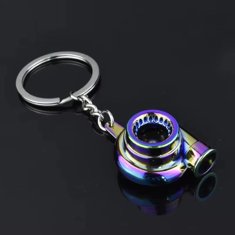 Metal Car Turbo Keychain