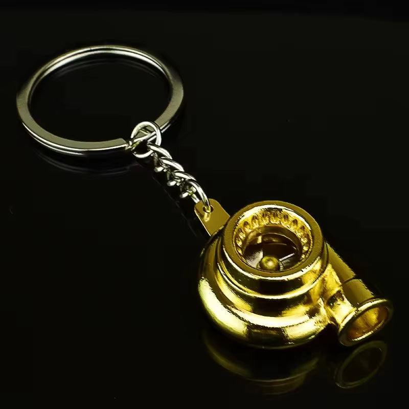 Metal Car Turbo Keychain