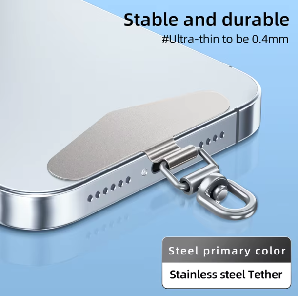 PHONE PATCH - Universal Stainless Steel D-Ring