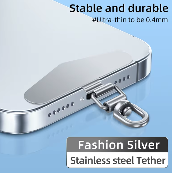 PHONE PATCH - Universal Stainless Steel D-Ring