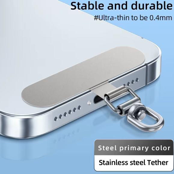 PHONE PATCH - Universal Stainless Steel D-Ring