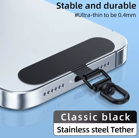 PHONE PATCH - Universal Stainless Steel D-Ring