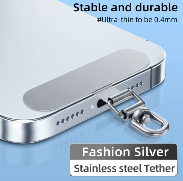 PHONE PATCH - Universal Stainless Steel D-Ring