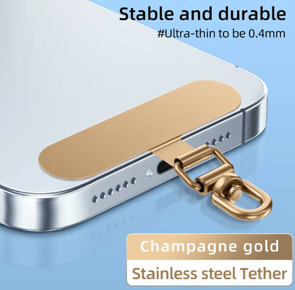 PHONE PATCH - Universal Stainless Steel D-Ring