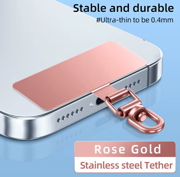 PHONE PATCH - Universal Stainless Steel D-Ring