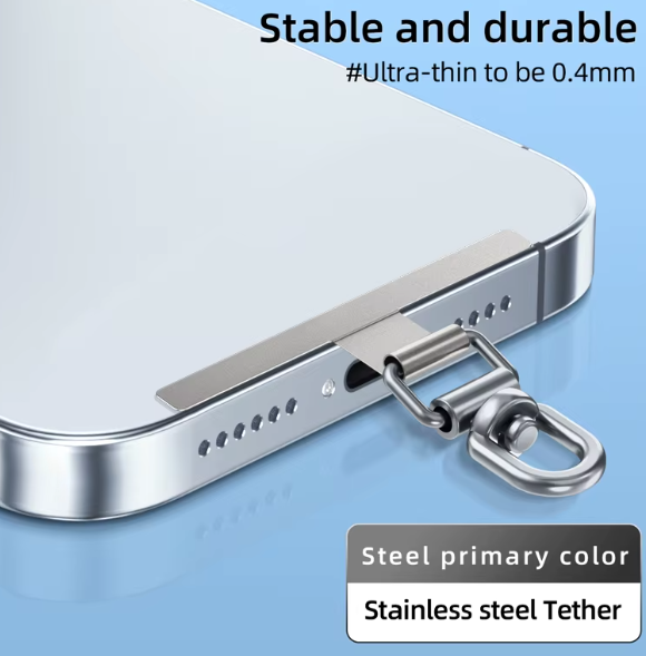 PHONE PATCH - Universal Stainless Steel D-Ring