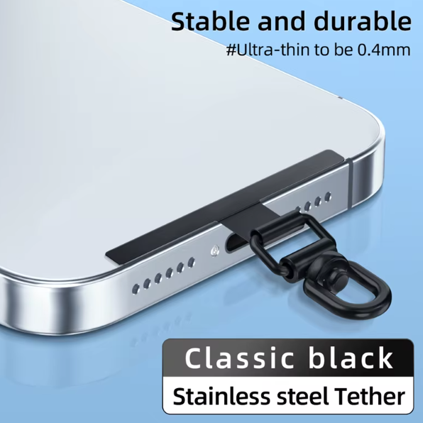 PHONE PATCH - Universal Stainless Steel D-Ring