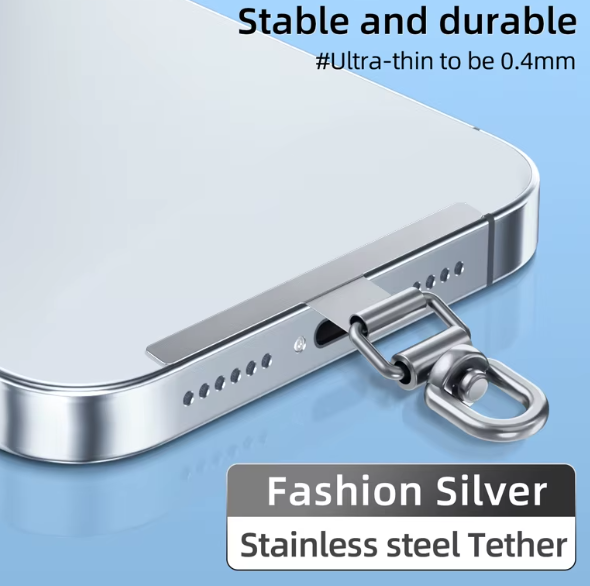 PHONE PATCH - Universal Stainless Steel D-Ring