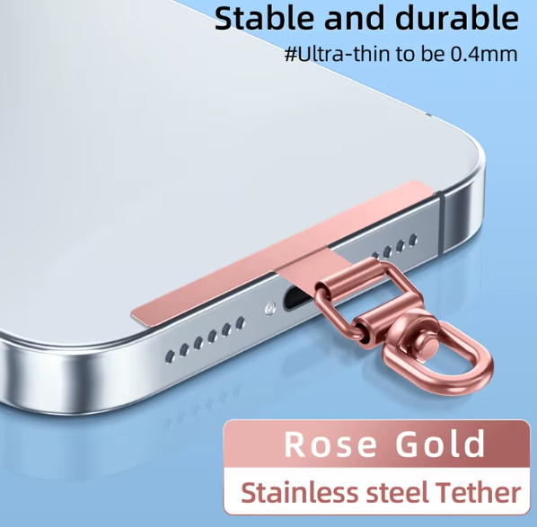 PHONE PATCH - Universal Stainless Steel D-Ring